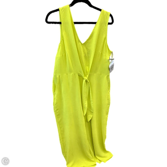 Jumpsuit By Msk In Yellow, Size: Xl
