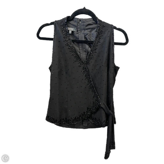 Top Sleeveless By Dressbarn In Black, Size: M