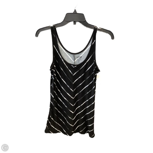 Top Sleeveless By Apt 9 In Black, Size: M
