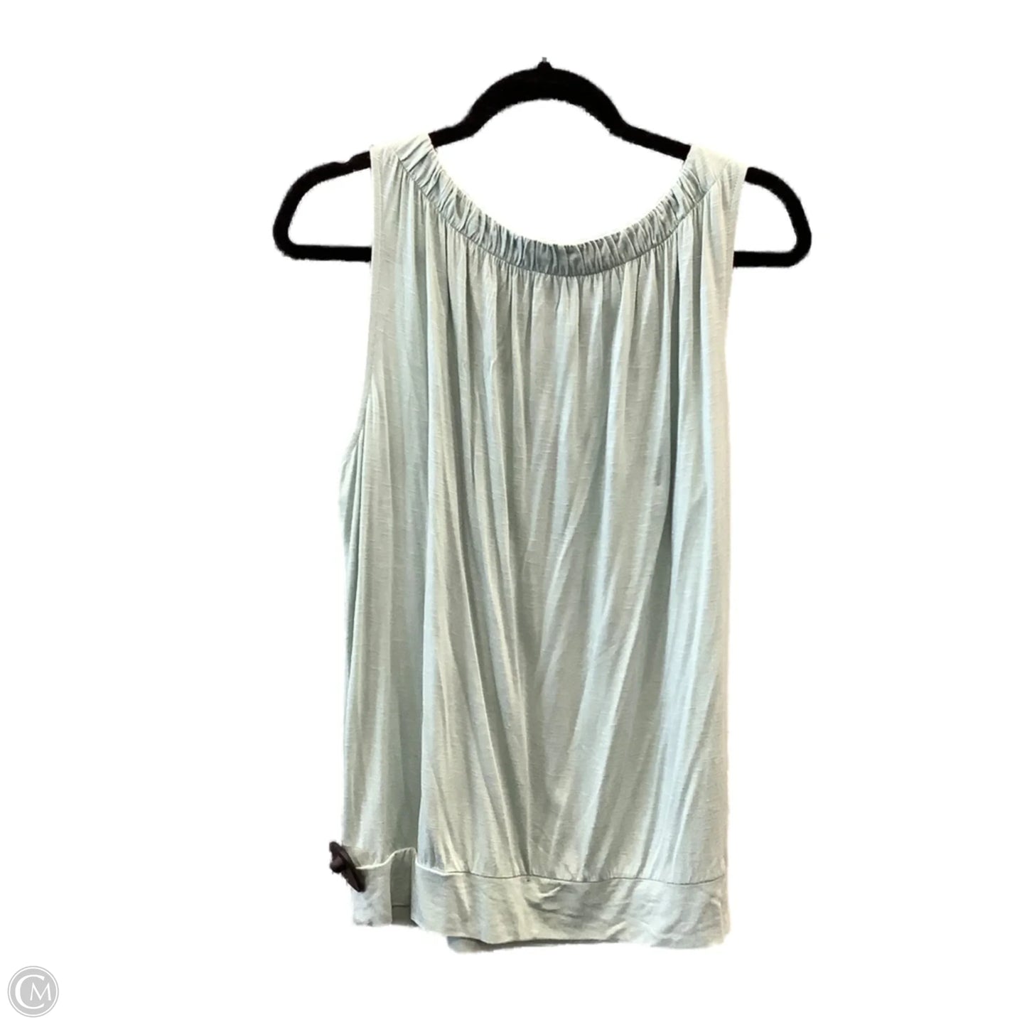 Top Sleeveless By Loft In Green, Size: L