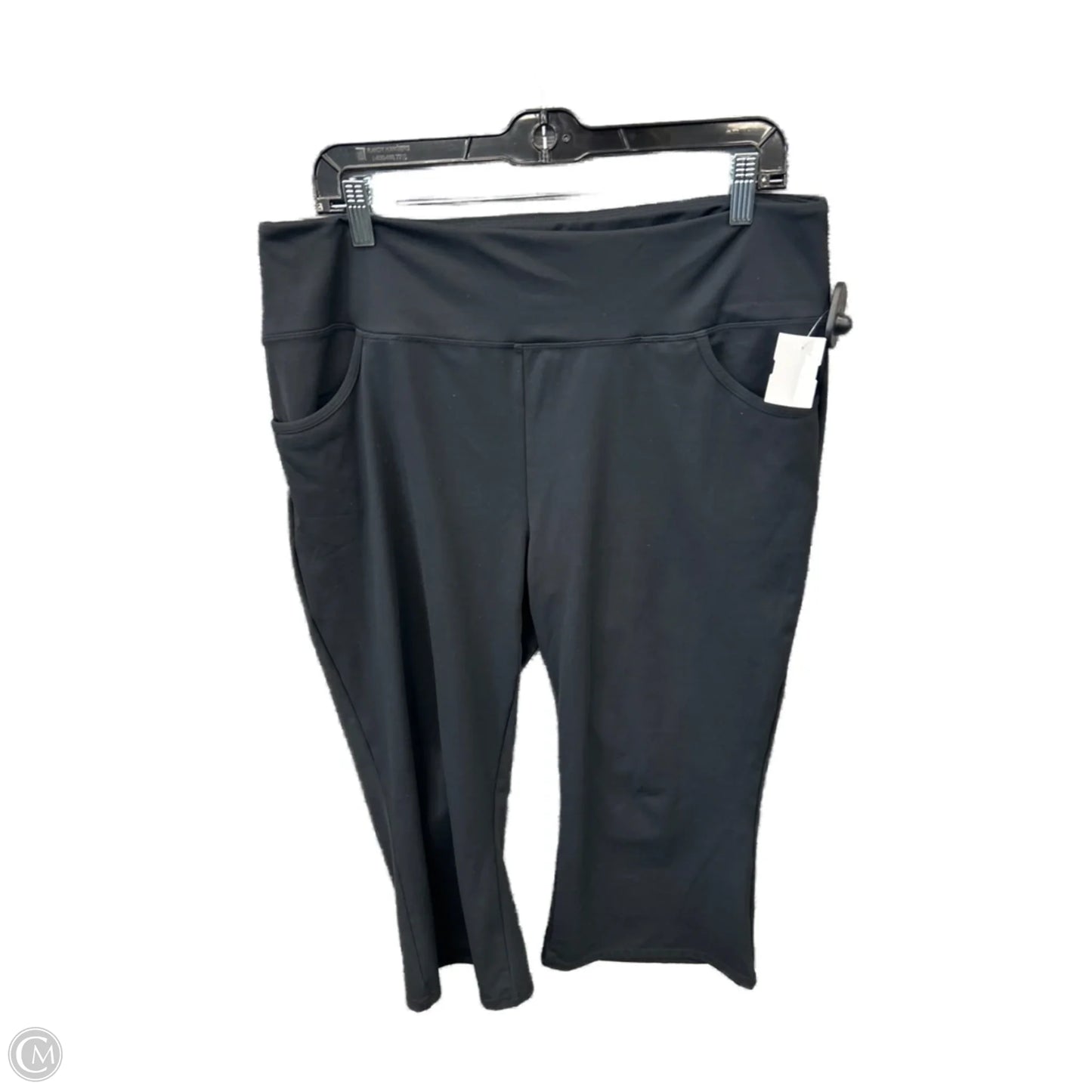 Athletic Capris By Clothes Mentor In Black, Size: Xxl