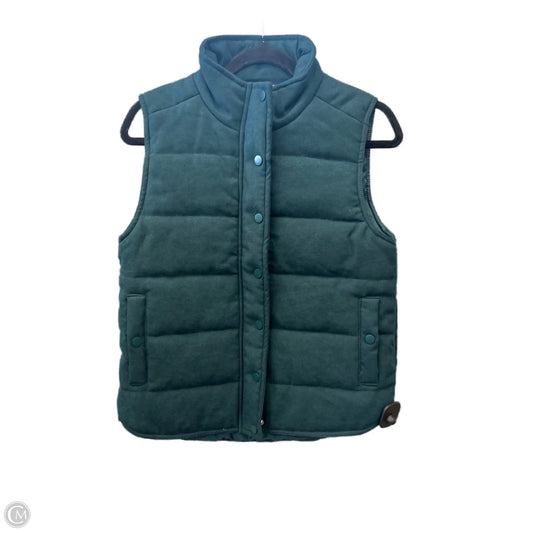 Vest Puffer & Quilted By Clothes Mentor In Green, Size: S