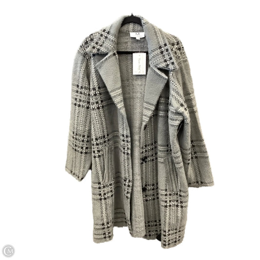Coat Trench Coat By Clothes Mentor In Grey, Size: 2x
