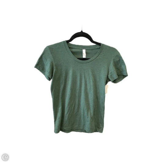 Top Short Sleeve Basic By American Apparel In Green, Size: L