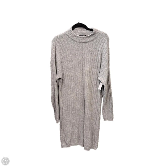 Dress Casual Midi By Hilary Radley In Grey, Size: L