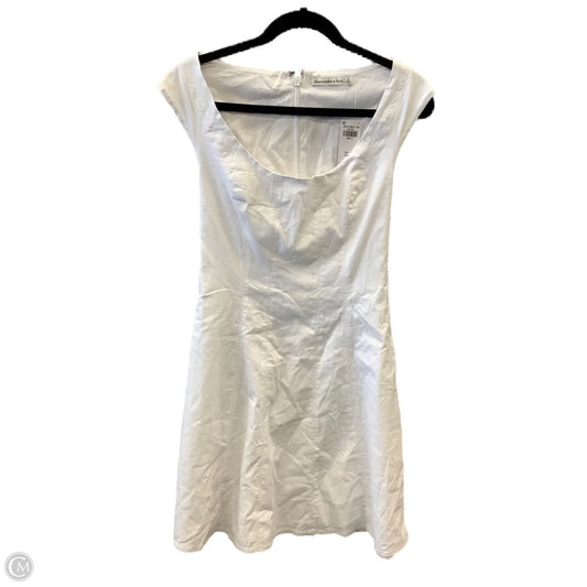 Dress Casual Midi By Abercrombie And Fitch In White, Size: S