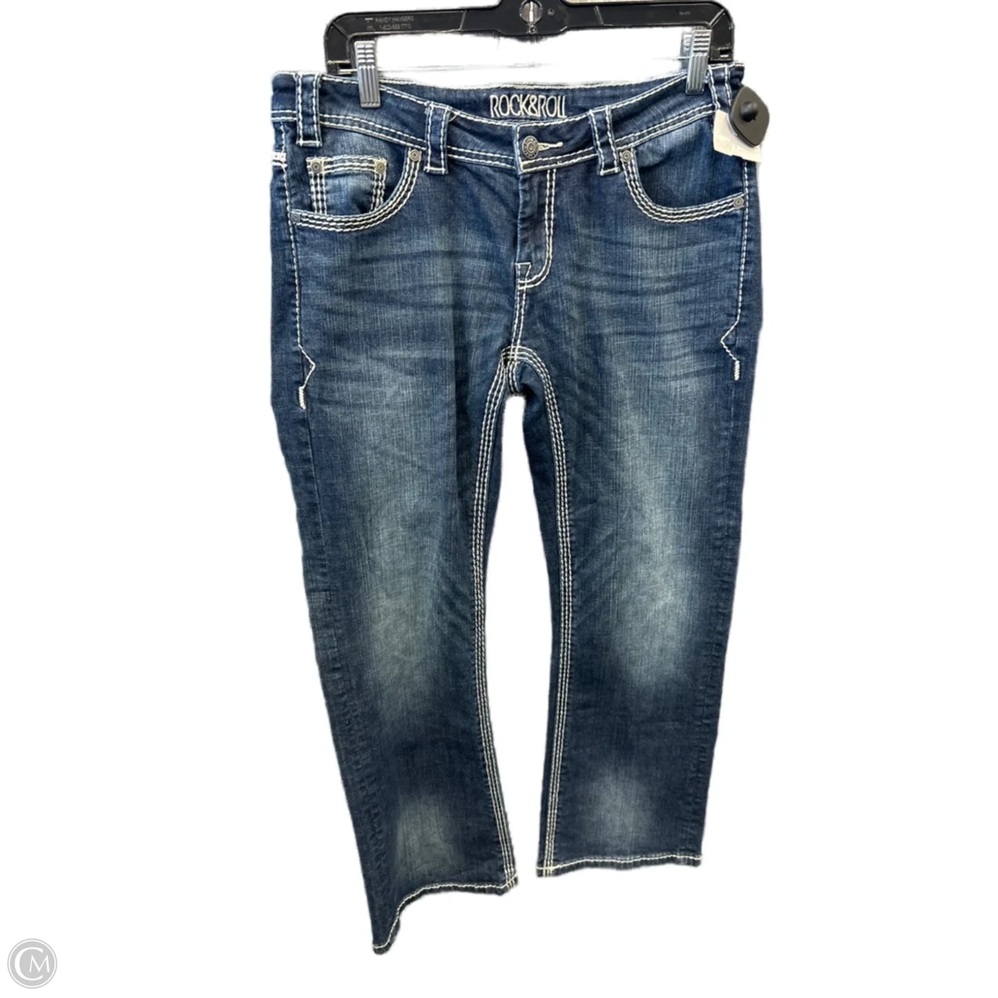Jeans Boot Cut By Clothes Mentor In Blue Denim, Size: 10