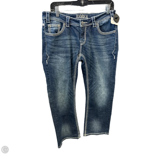 Jeans Boot Cut By Clothes Mentor In Blue Denim, Size: 10