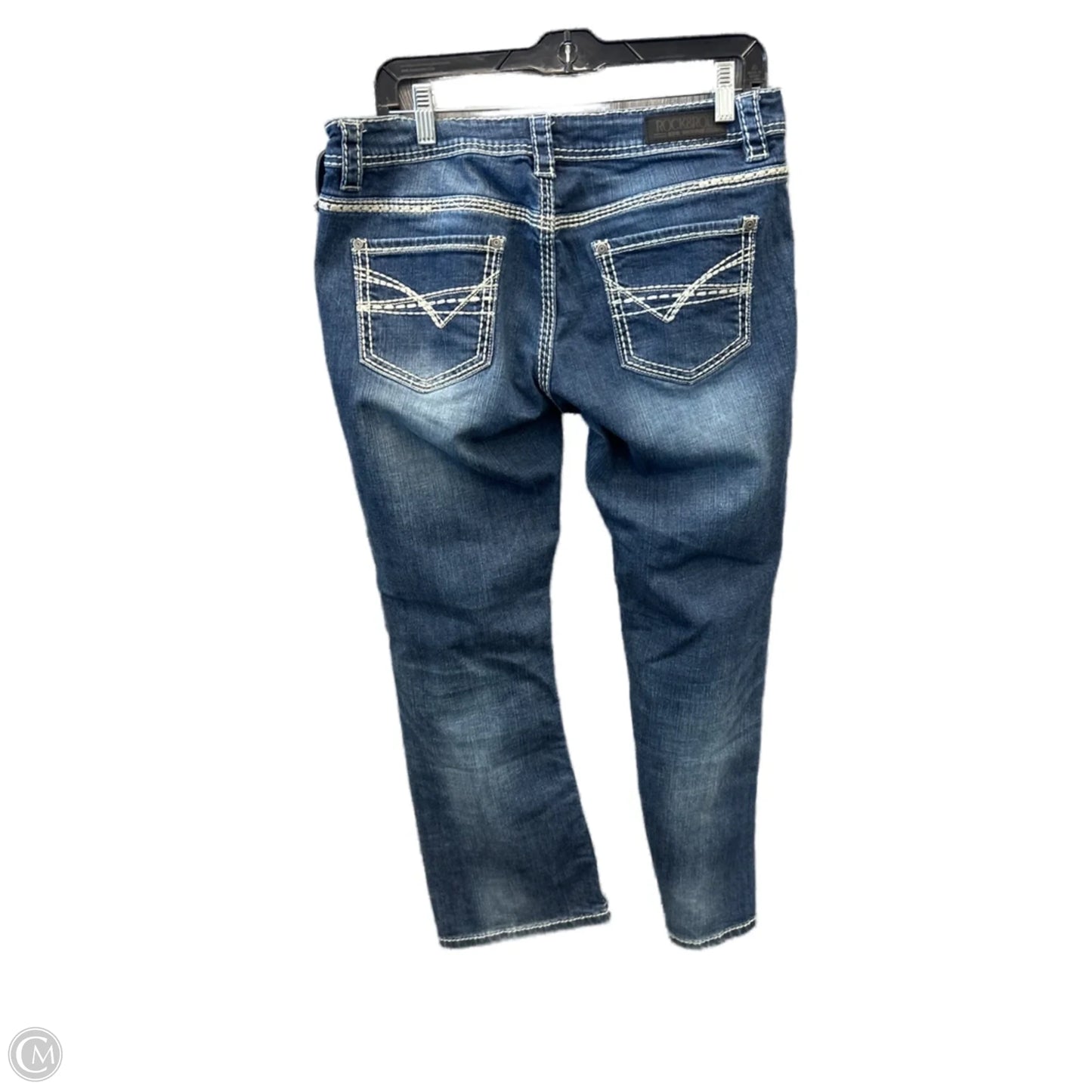 Jeans Boot Cut By Clothes Mentor In Blue Denim, Size: 12