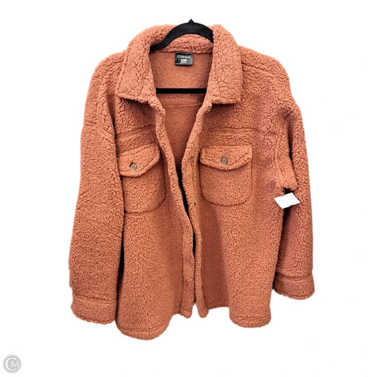 Jacket Faux Fur & Sherpa By 32 Degrees In Orange, Size: M