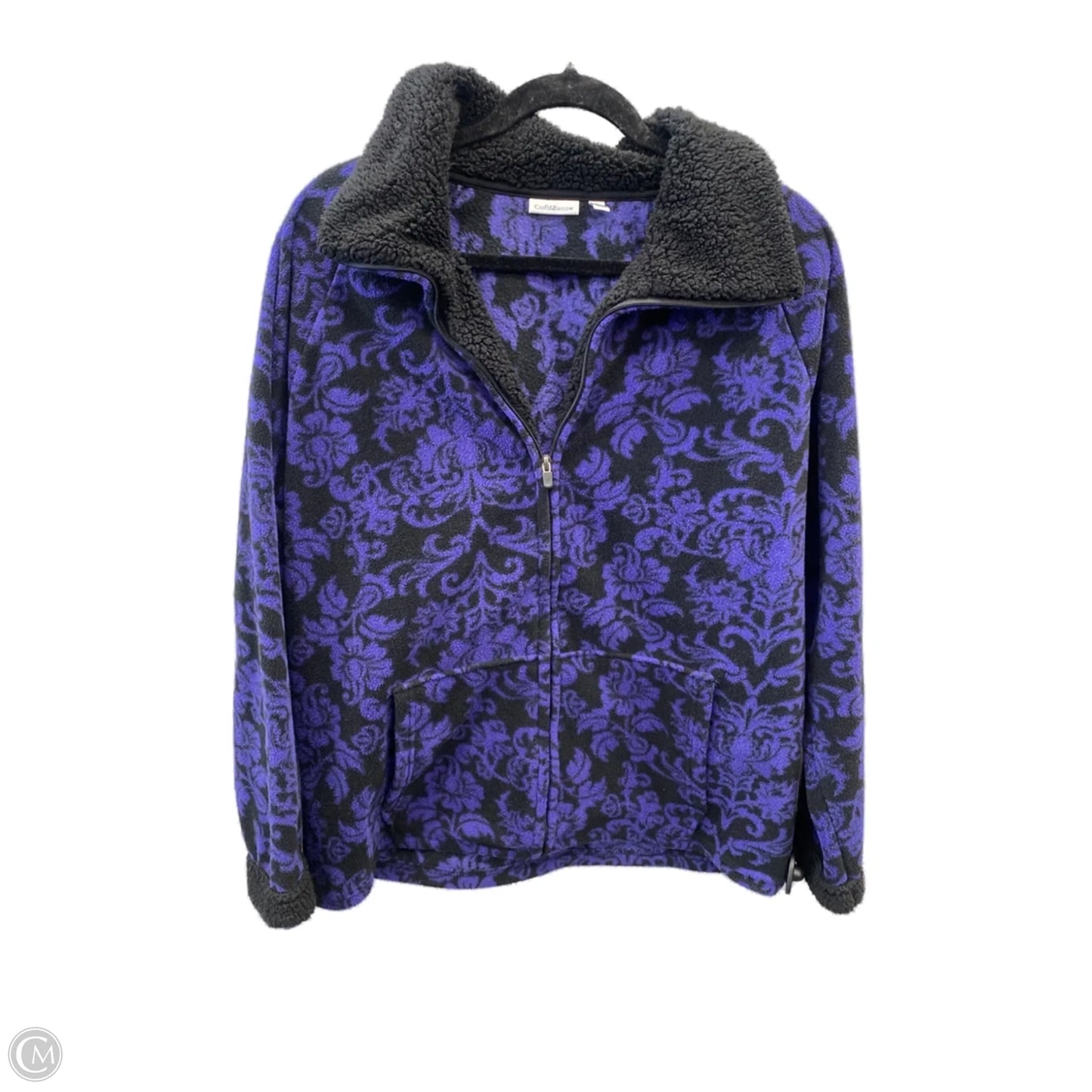 Sweatshirt Collar By Croft And Barrow In Purple, Size: Xl