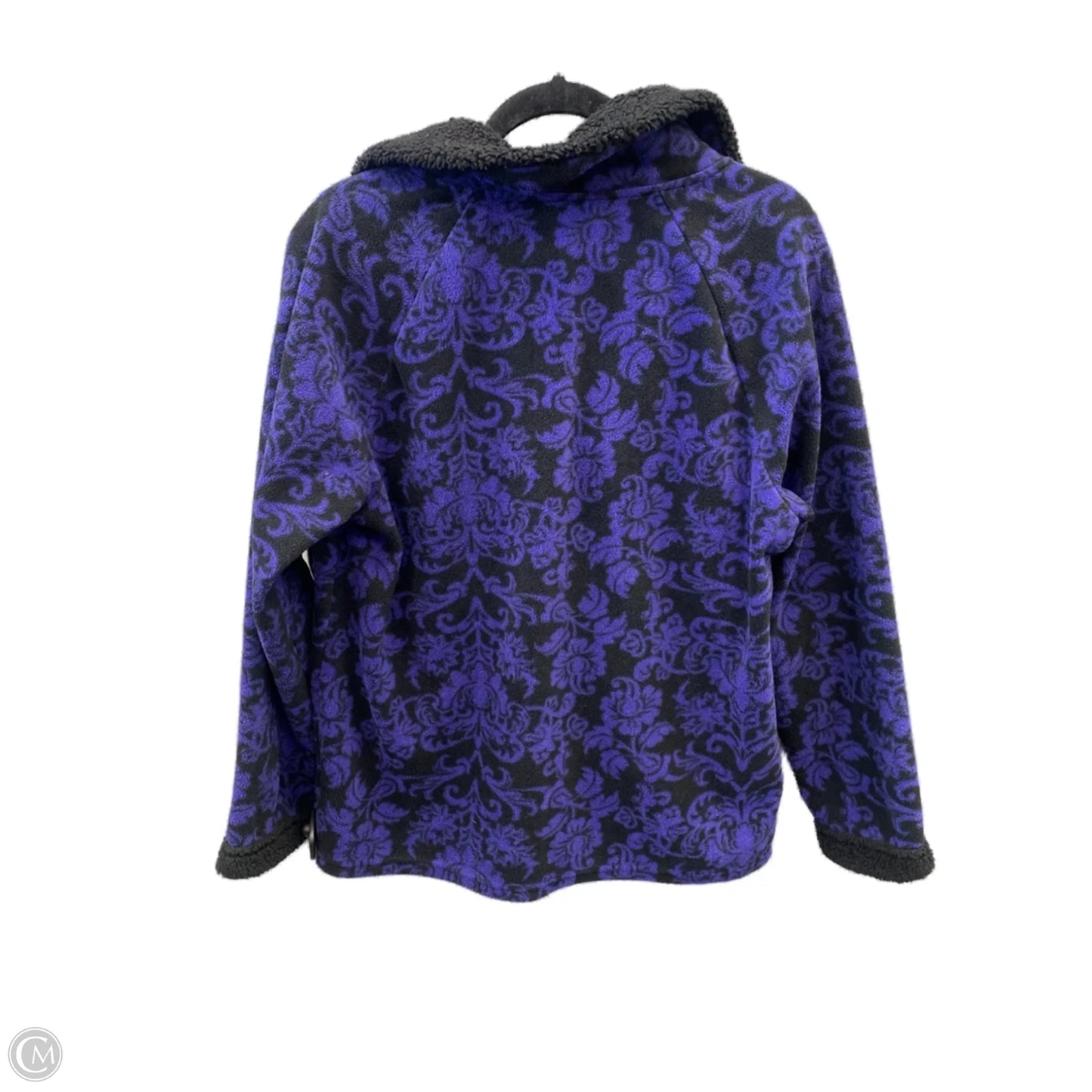 Sweatshirt Collar By Croft And Barrow In Purple, Size: Xl