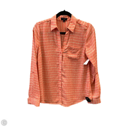 Top Long Sleeve By Clothes Mentor In Orange, Size: S