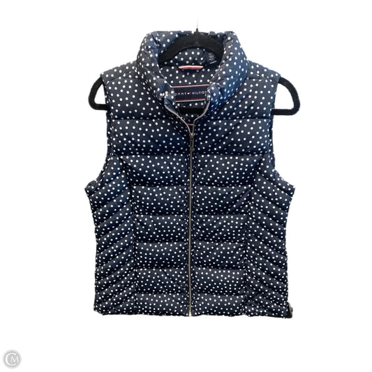 Vest Puffer & Quilted By Tommy Hilfiger In Blue, Size: M