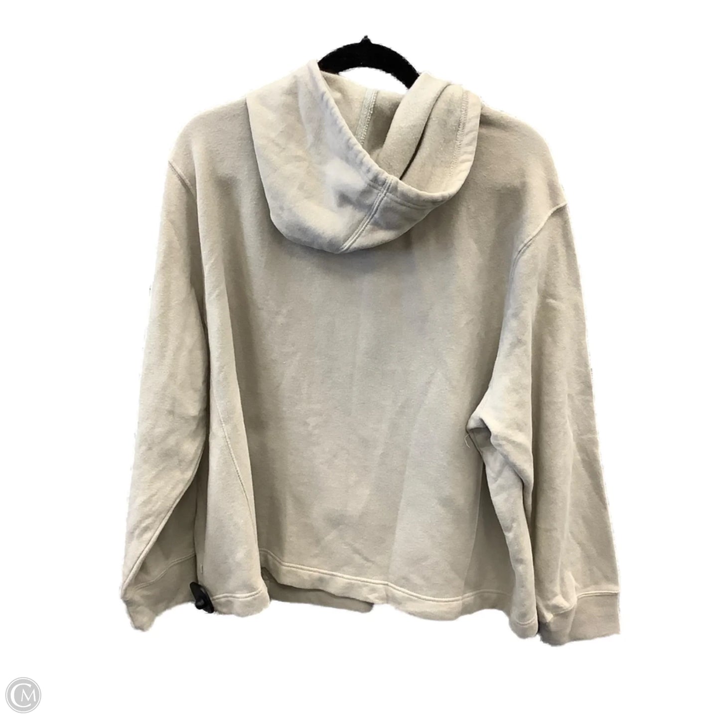 Sweatshirt Hoodie By Gloria Vanderbilt In Cream, Size: 1x