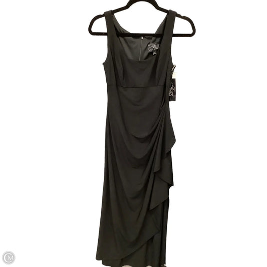 Dress Casual Maxi By Alex Evenings In Black, Size: M