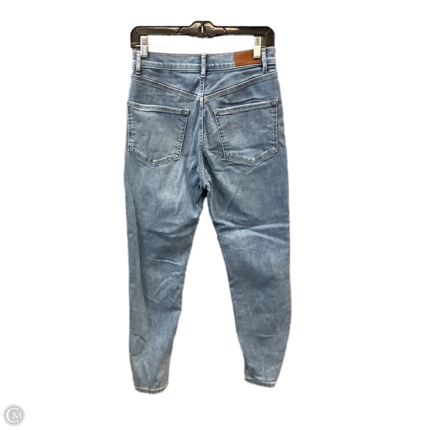 Jeans Skinny By Express In Blue Denim, Size: 4