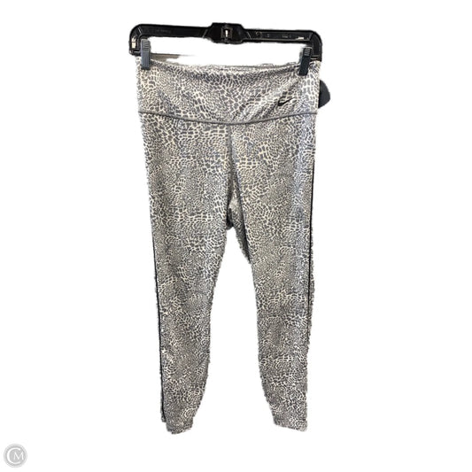 Athletic Leggings By Nike Apparel In Animal Print, Size: M