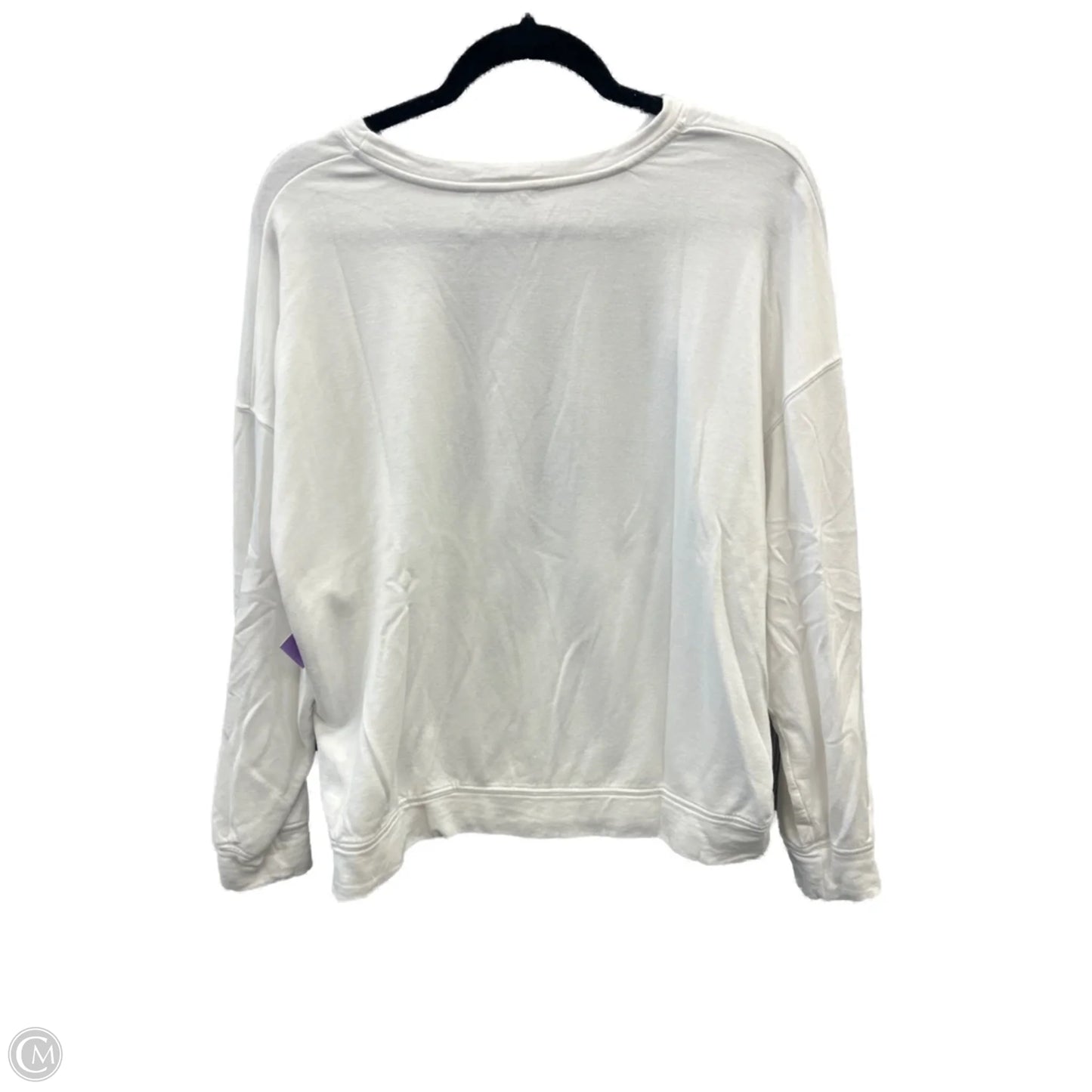 Top Long Sleeve By Green Envelope In White, Size: L