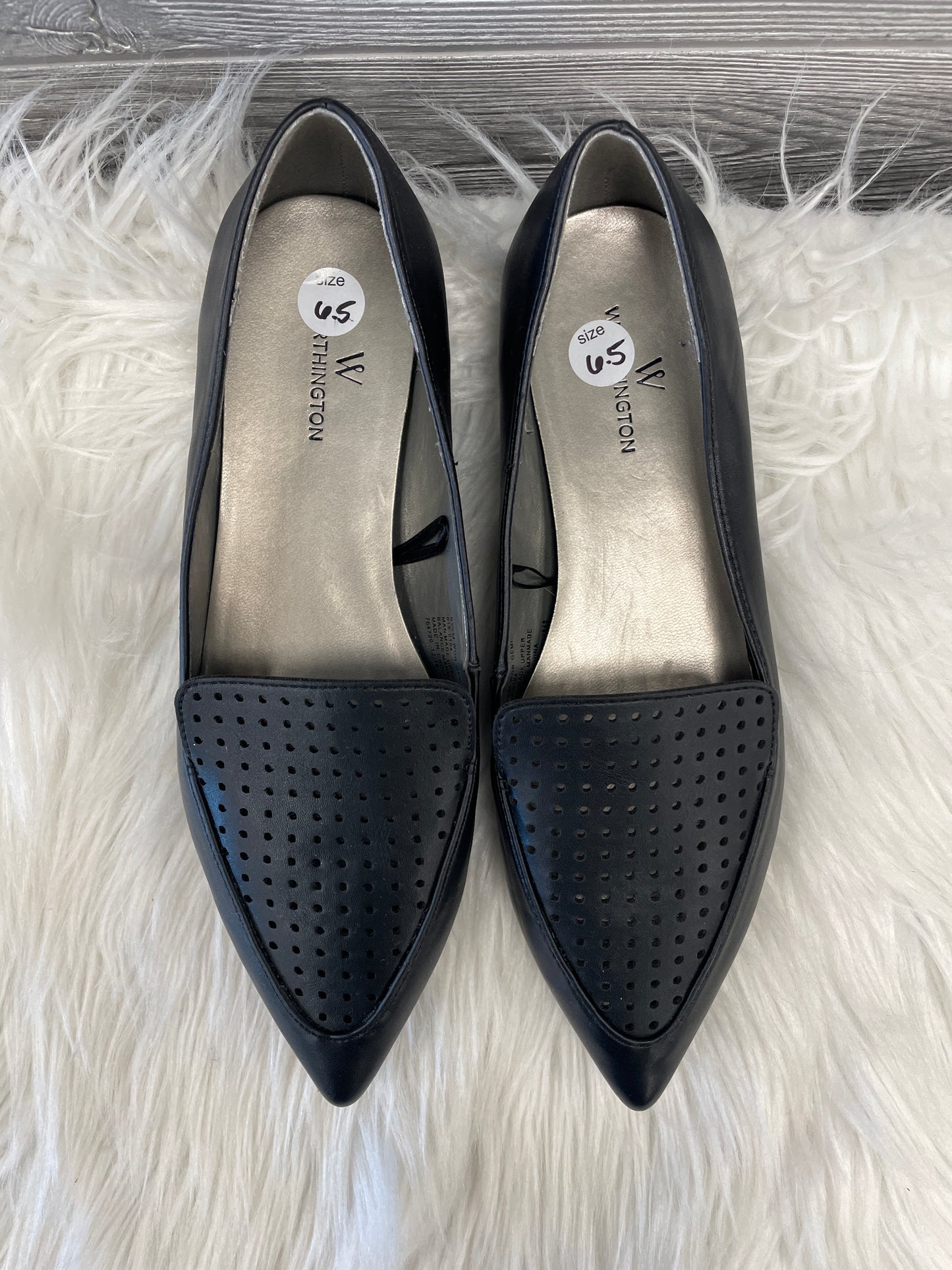 Shoes Flats By Worthington In Black, Size: 6.5