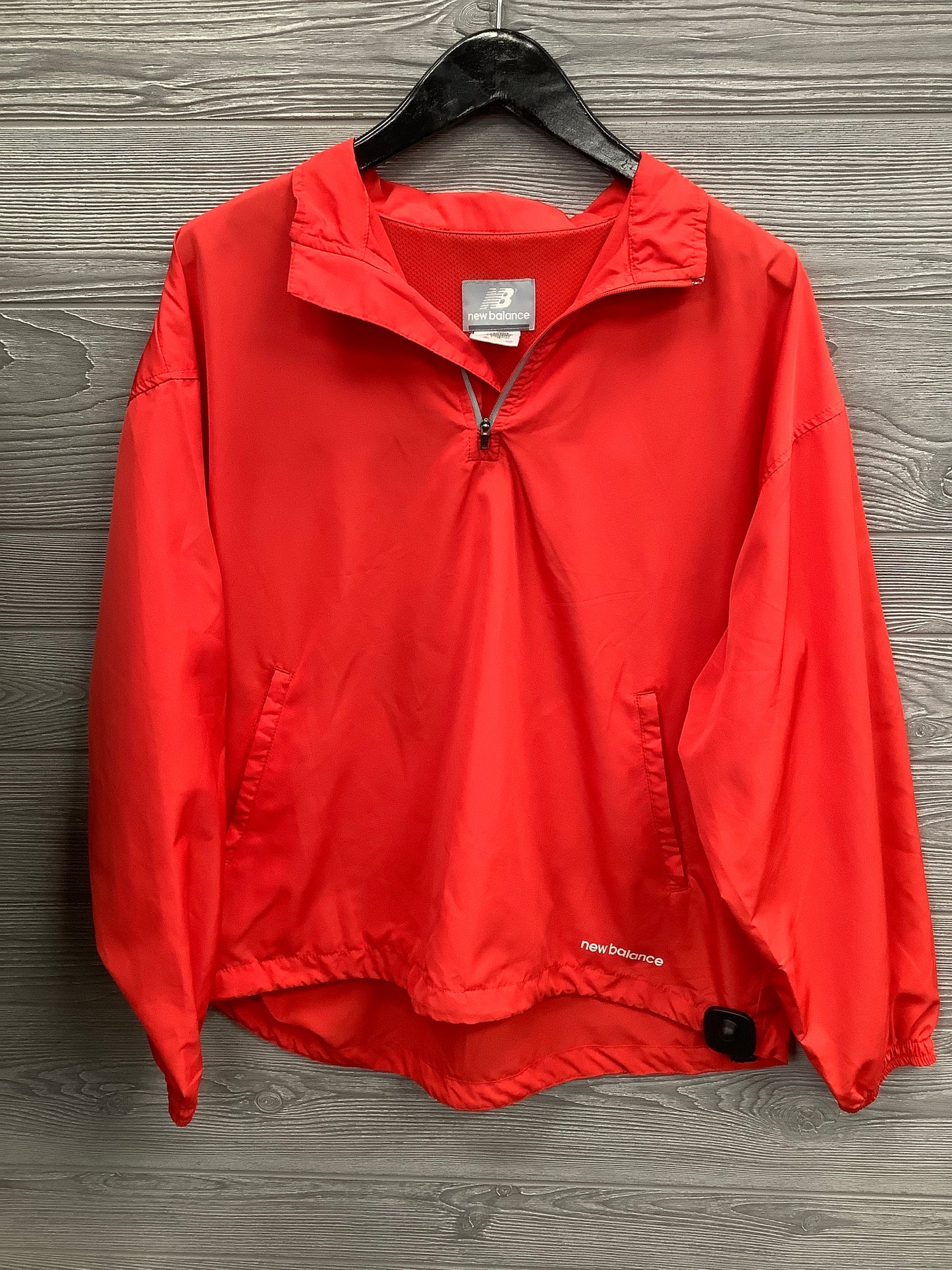 Athletic Jacket By New Balance In Red, Size: L