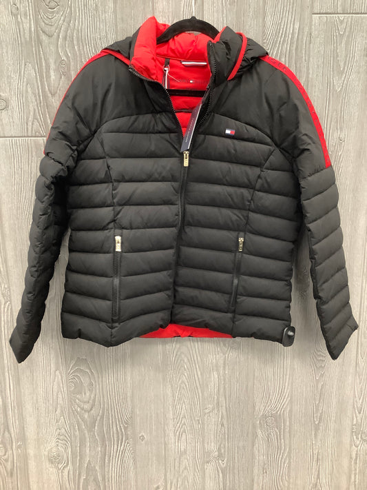 Jacket Puffer & Quilted By Tommy Hilfiger In Black, Size: L