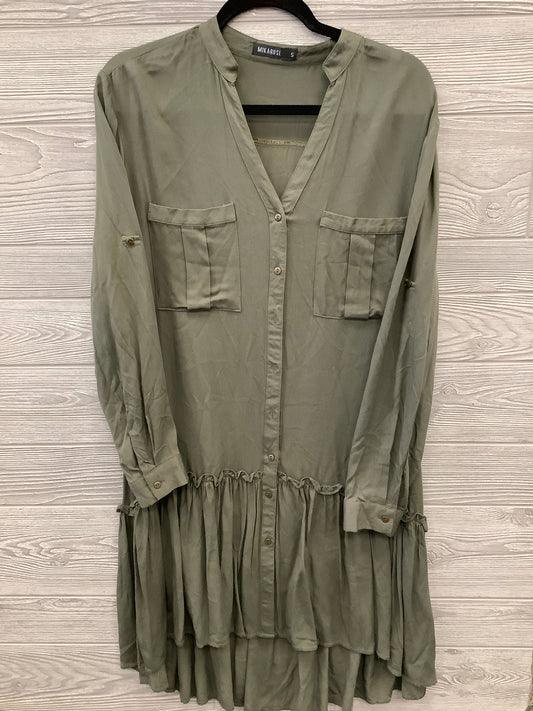 Dress Casual Midi By Clothes Mentor In Green, Size: S
