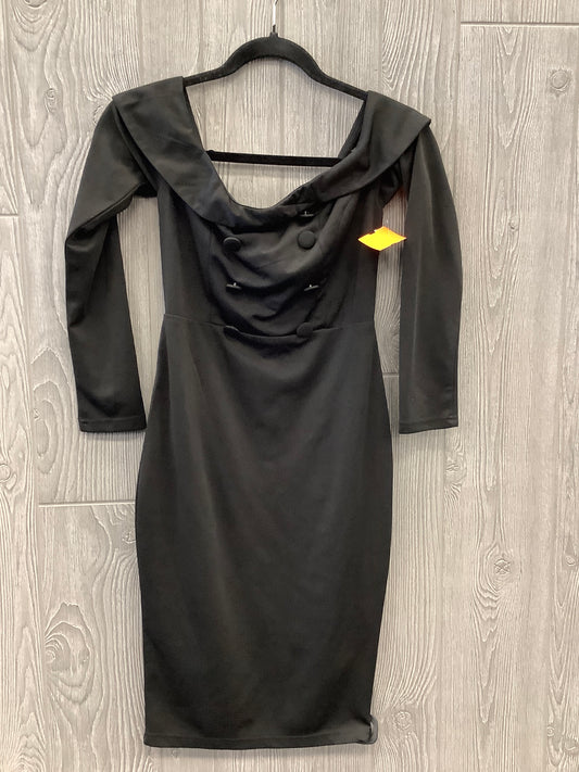 Dress Casual Midi By Clothes Mentor In Black, Size: S