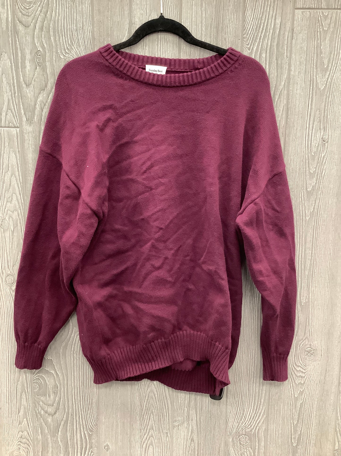 Sweater Cashmere By Aritzia In Maroon, Size: M