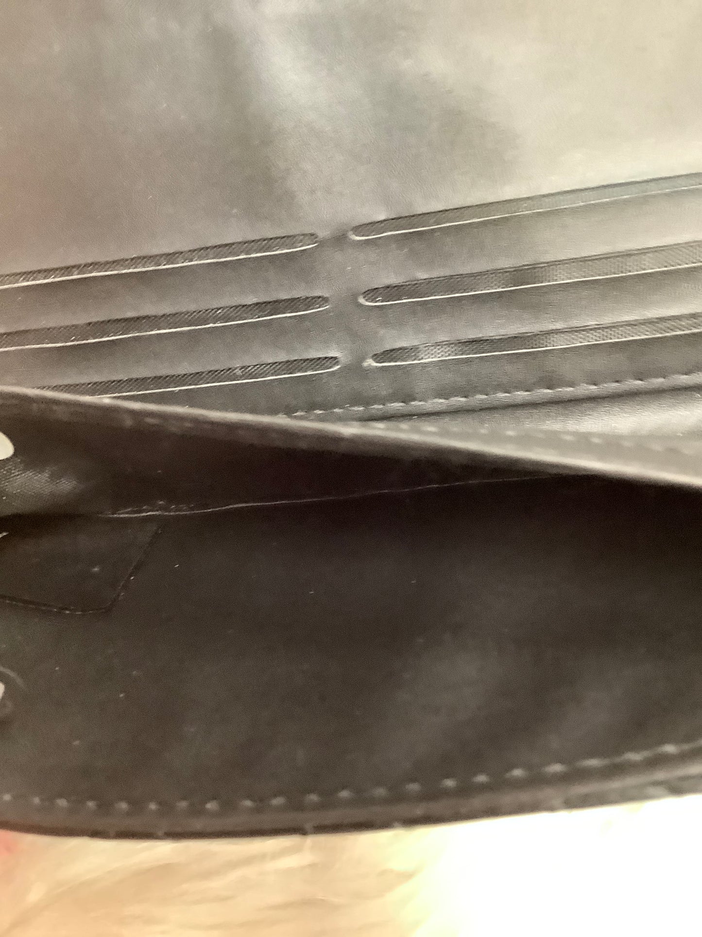 Wallet Leather By Badgley Mischka  Size: Large