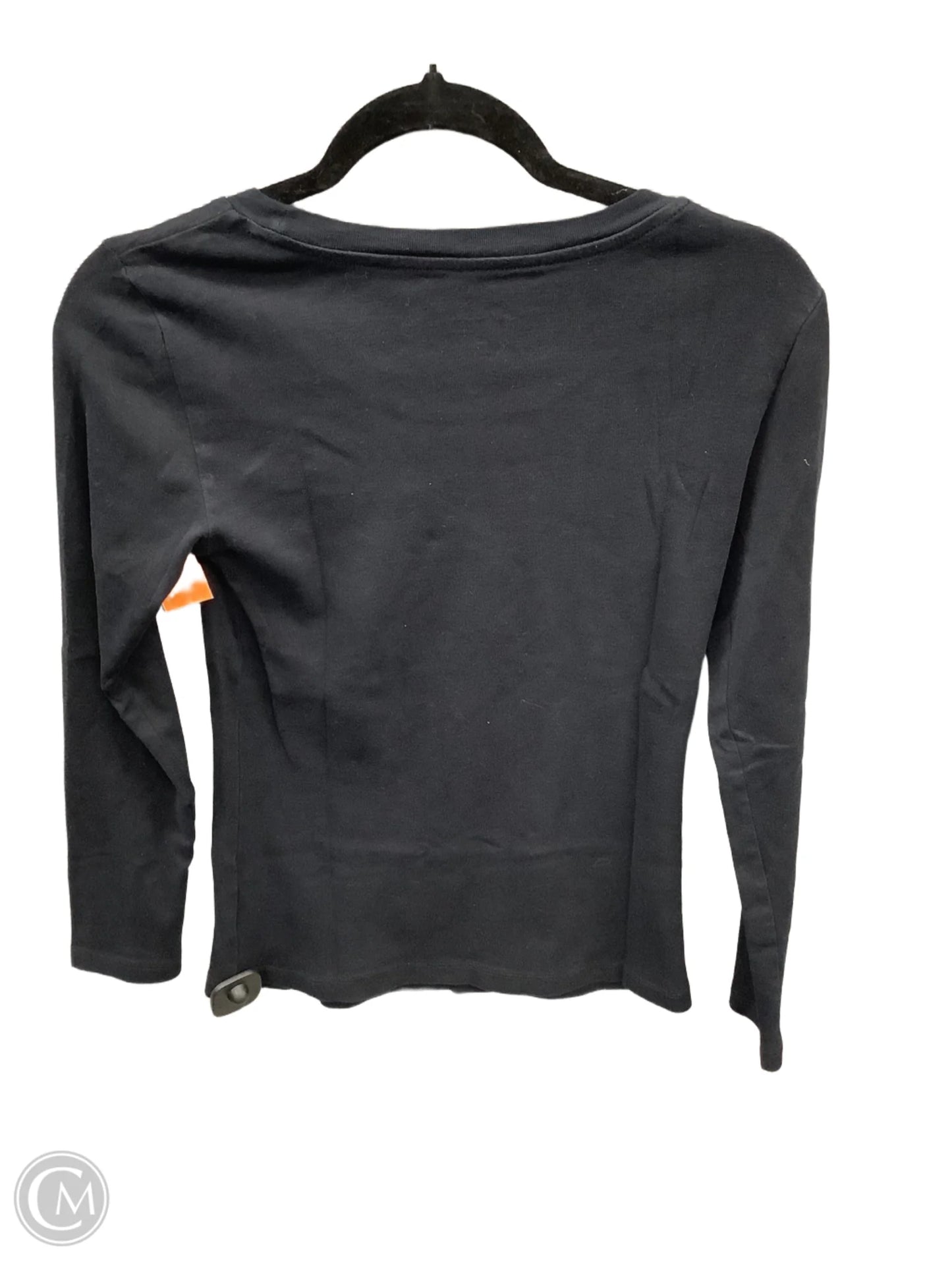 Top Long Sleeve By Style And Company In Black, Size: S