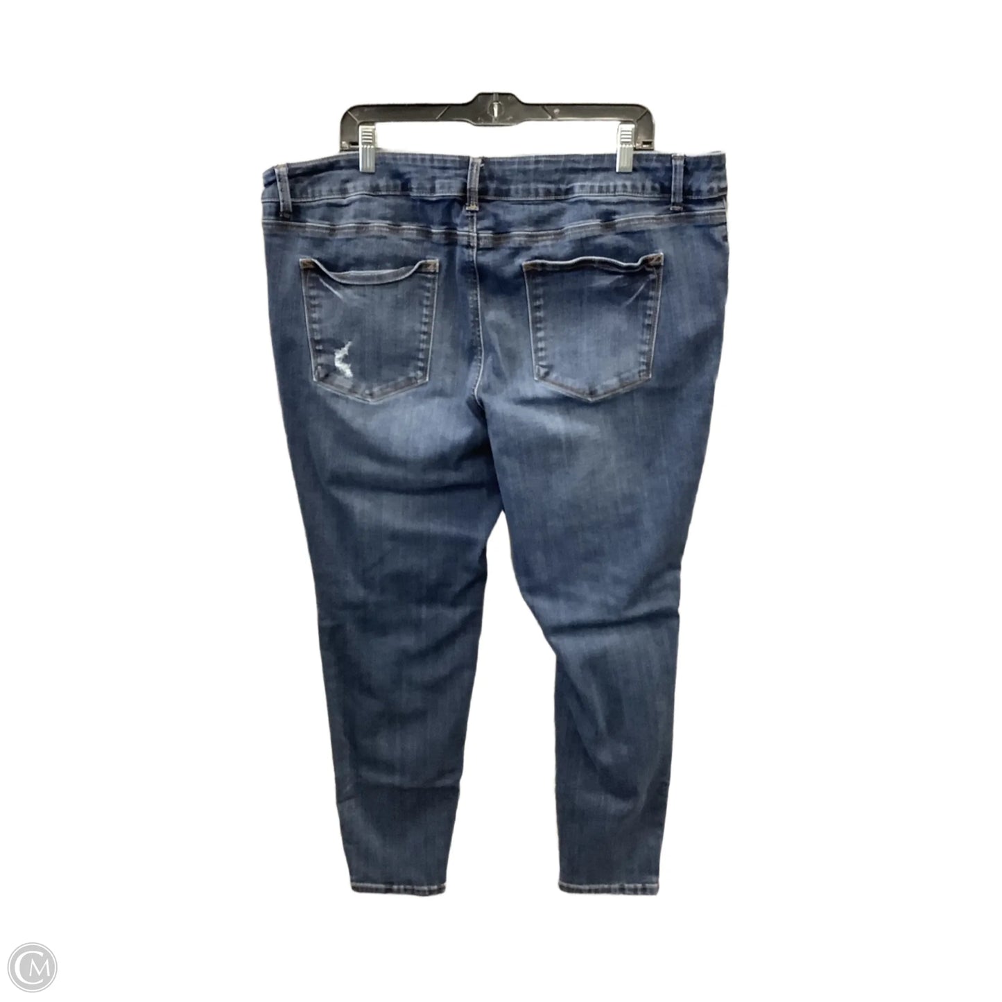 Jeans Skinny By Maurices In Blue Denim, Size: 22