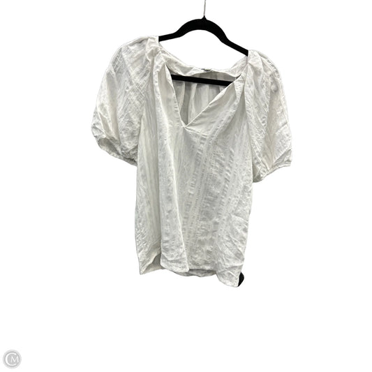 Top Short Sleeve By A Pea In The Pod In White, Size: S