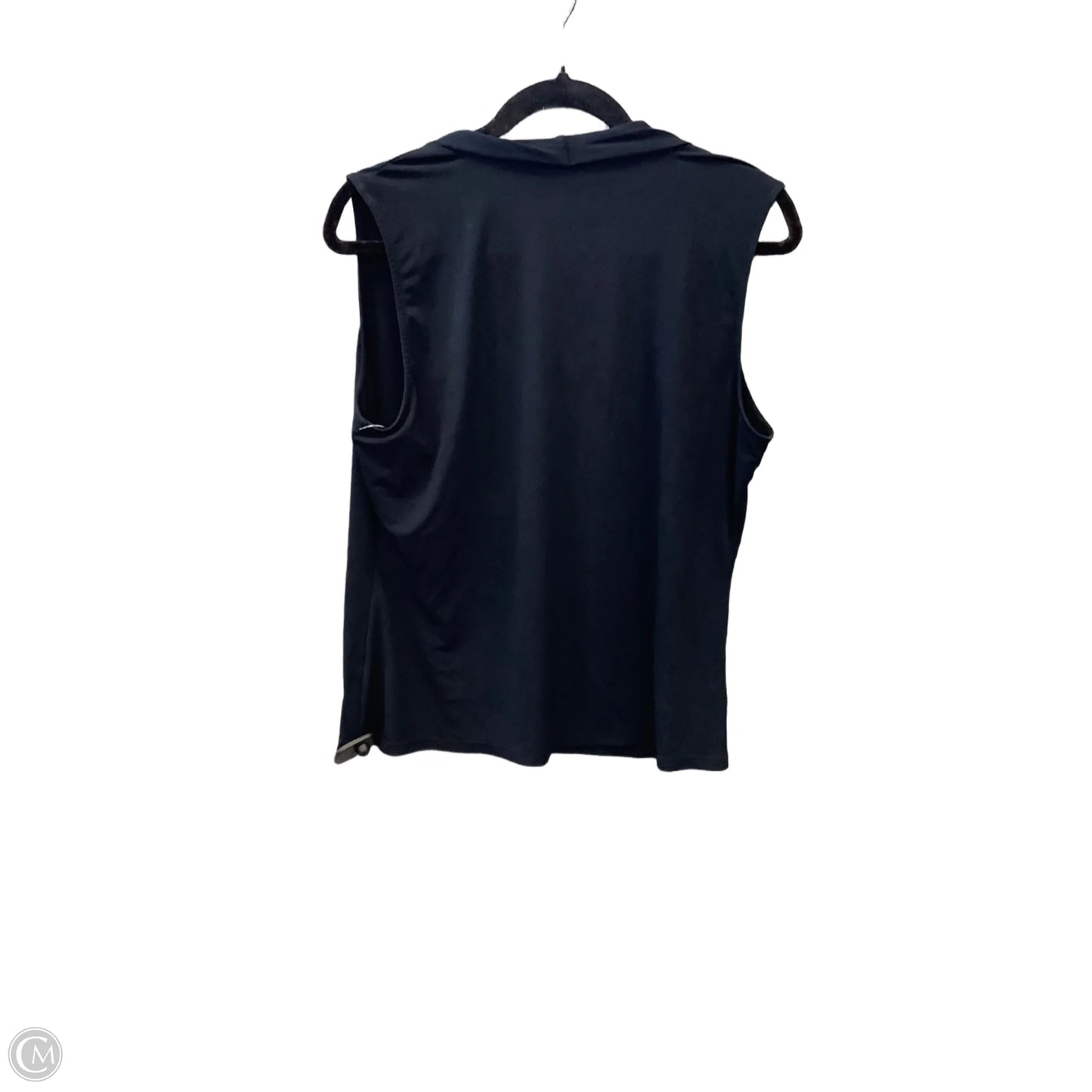 Top Sleeveless By Calvin Klein In Black, Size: L