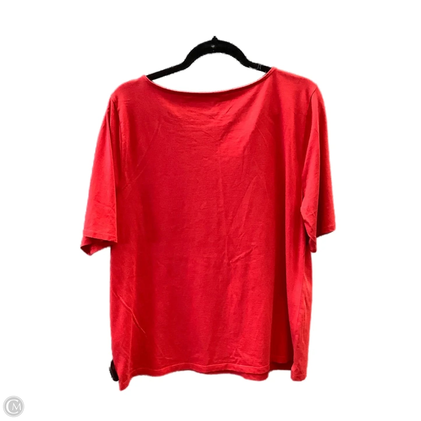Top Short Sleeve By Tacera In Red, Size: Xl