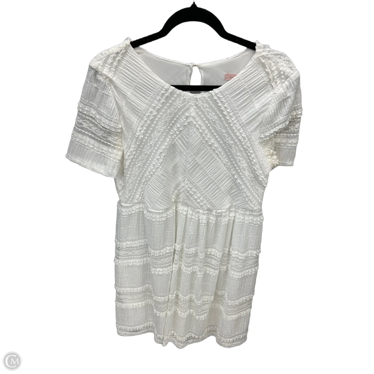 Dress Casual Midi By Ces Femme In White, Size: L