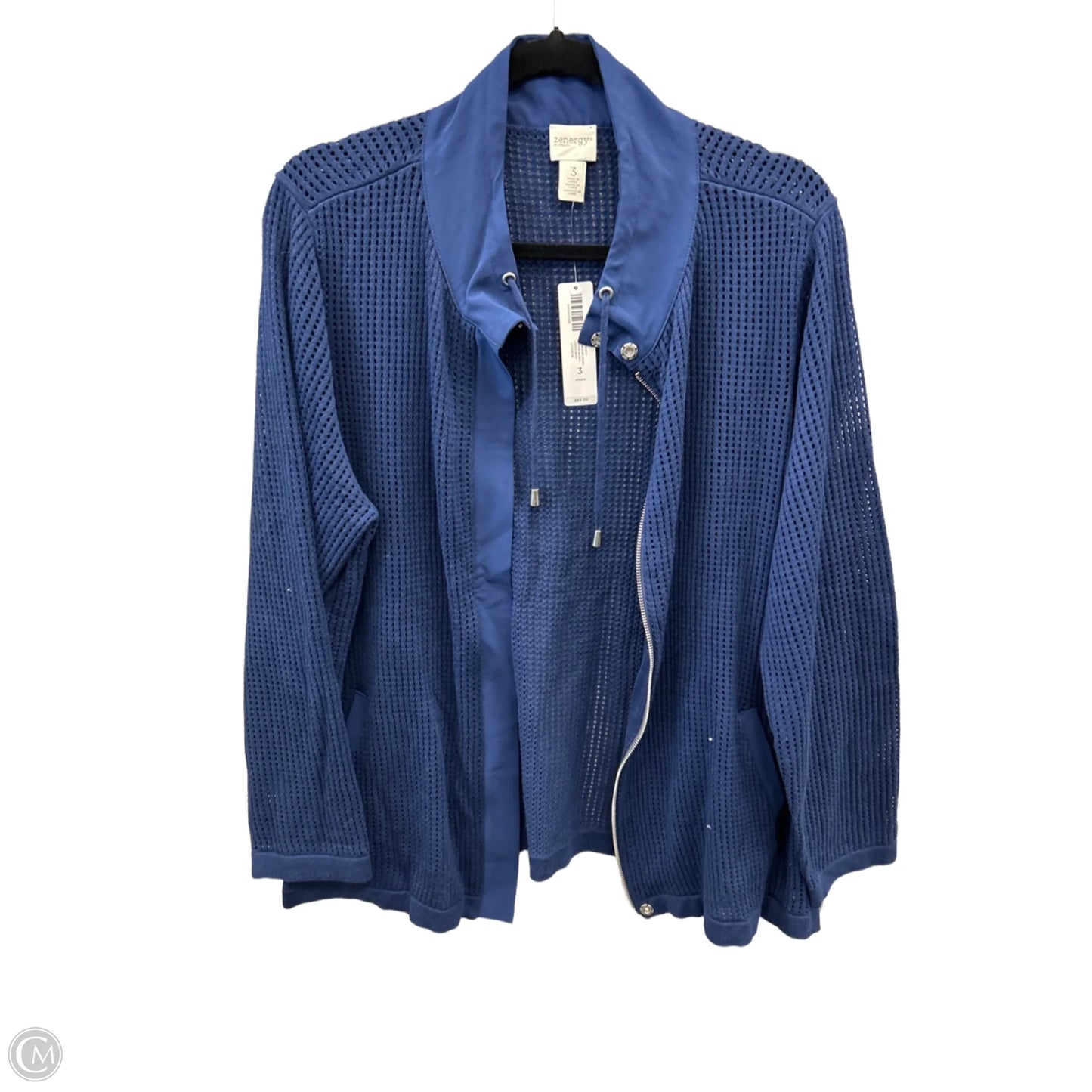 Jacket Other By Zenergy By Chicos In Blue, Size: Xl