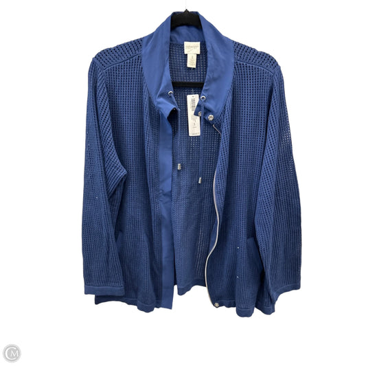 Jacket Other By Zenergy By Chicos In Blue, Size: Xl