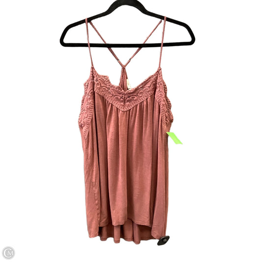 Top Sleeveless By Maurices In Mauve, Size: Xl