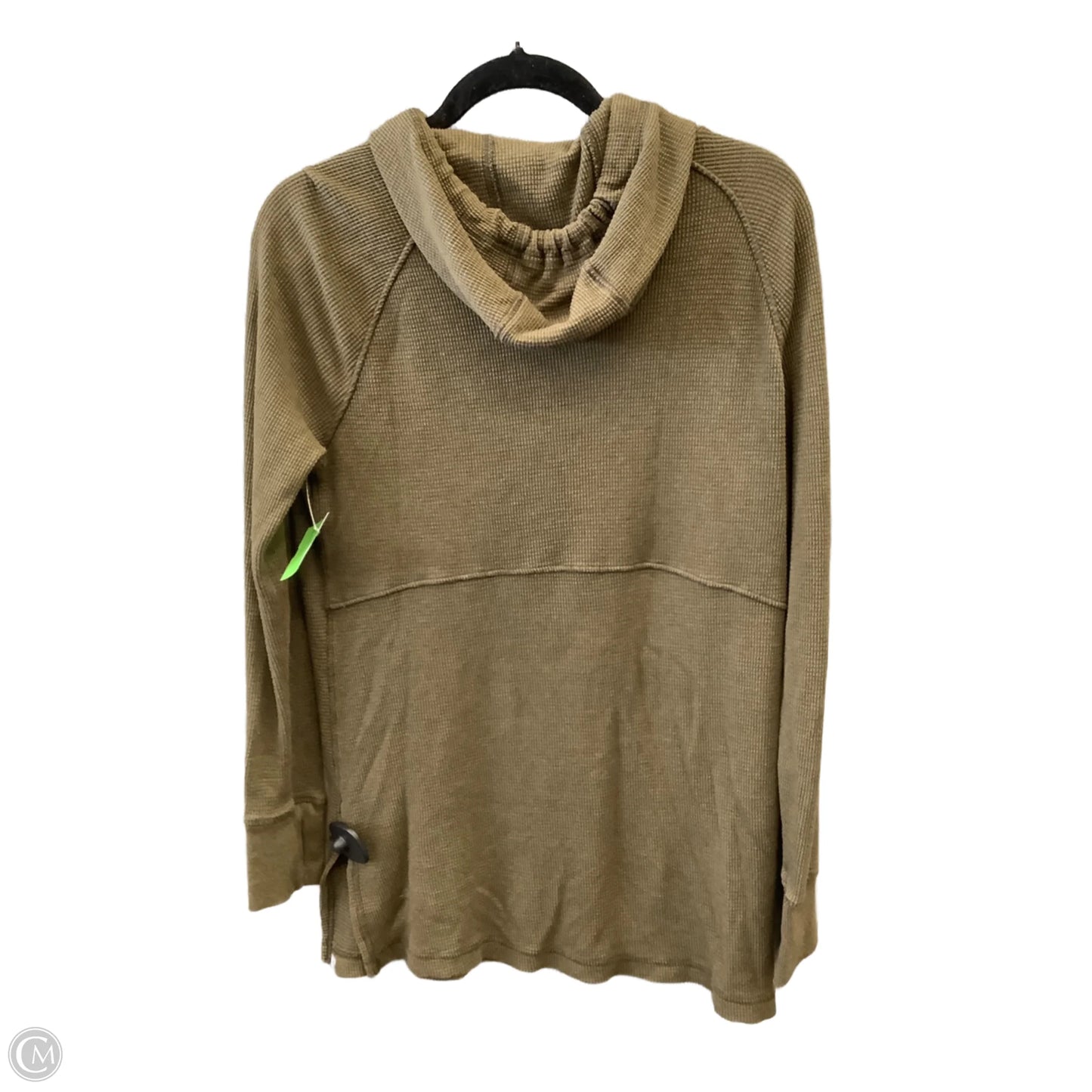 Sweatshirt Hoodie By Eddie Bauer In Green, Size: S