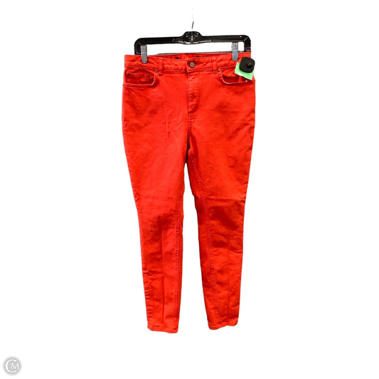 Jeans Skinny By Boden In Orange, Size: 8