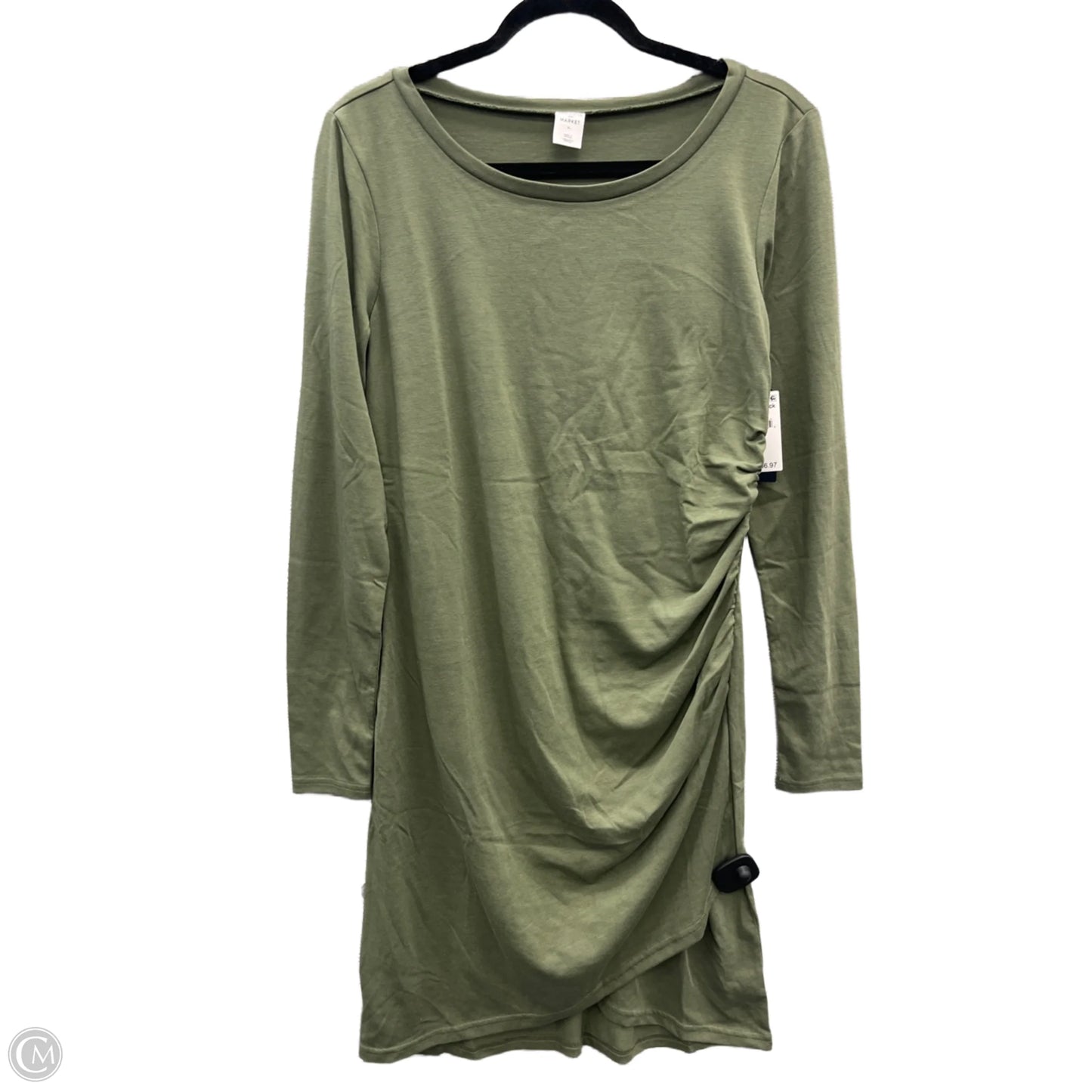 Dress Casual Midi By Melrose And Market In Green, Size: Xl