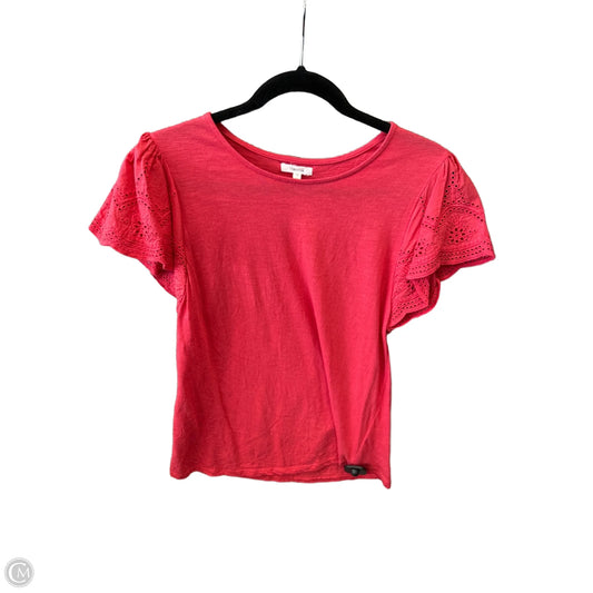 Top Short Sleeve By Maurices In Pink, Size: Xs