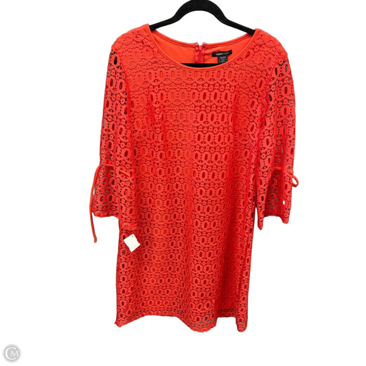 Dress Casual Midi By Robert Louis In Orange, Size: L