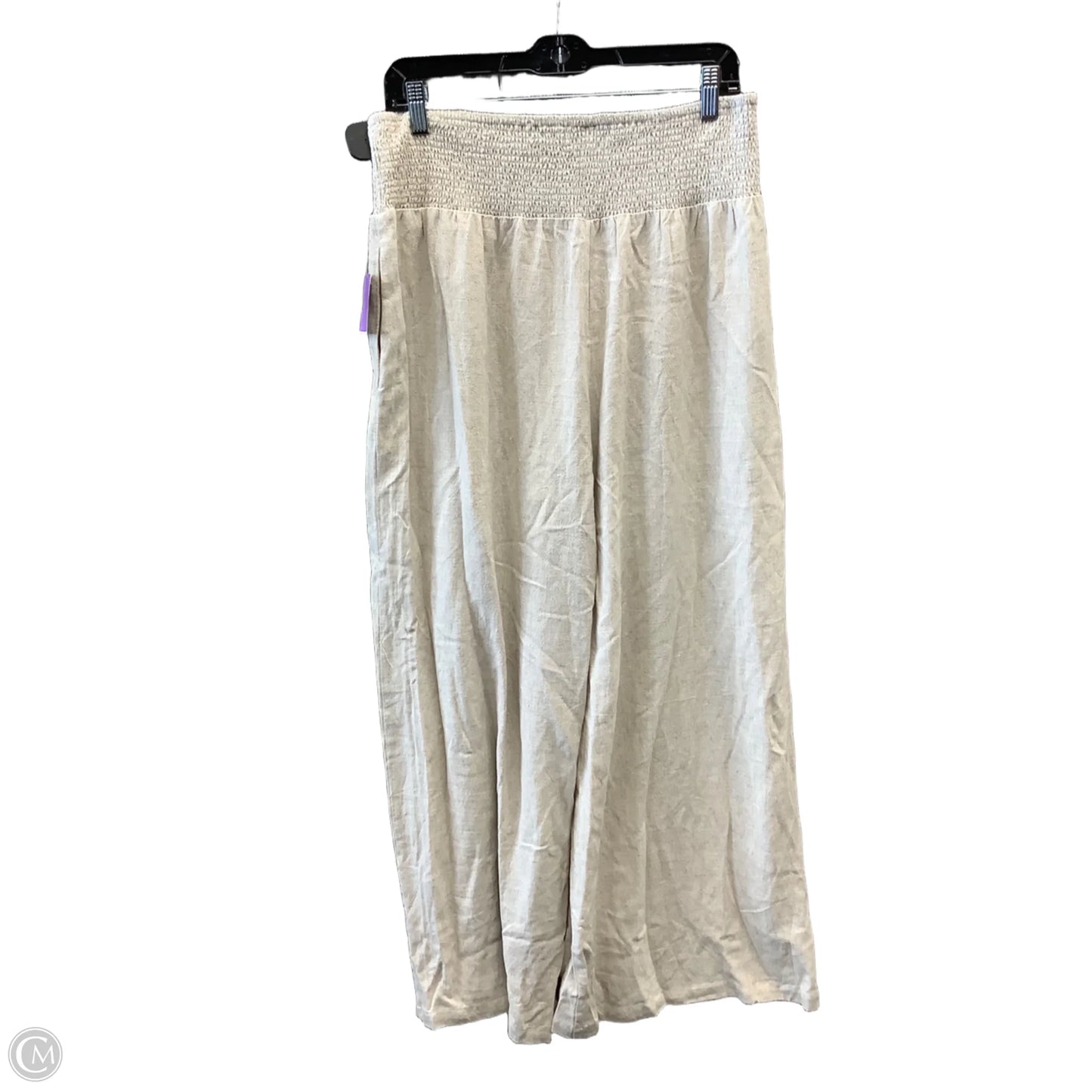 Pants Wide Leg By Clothes Mentor In Tan, Size: 16