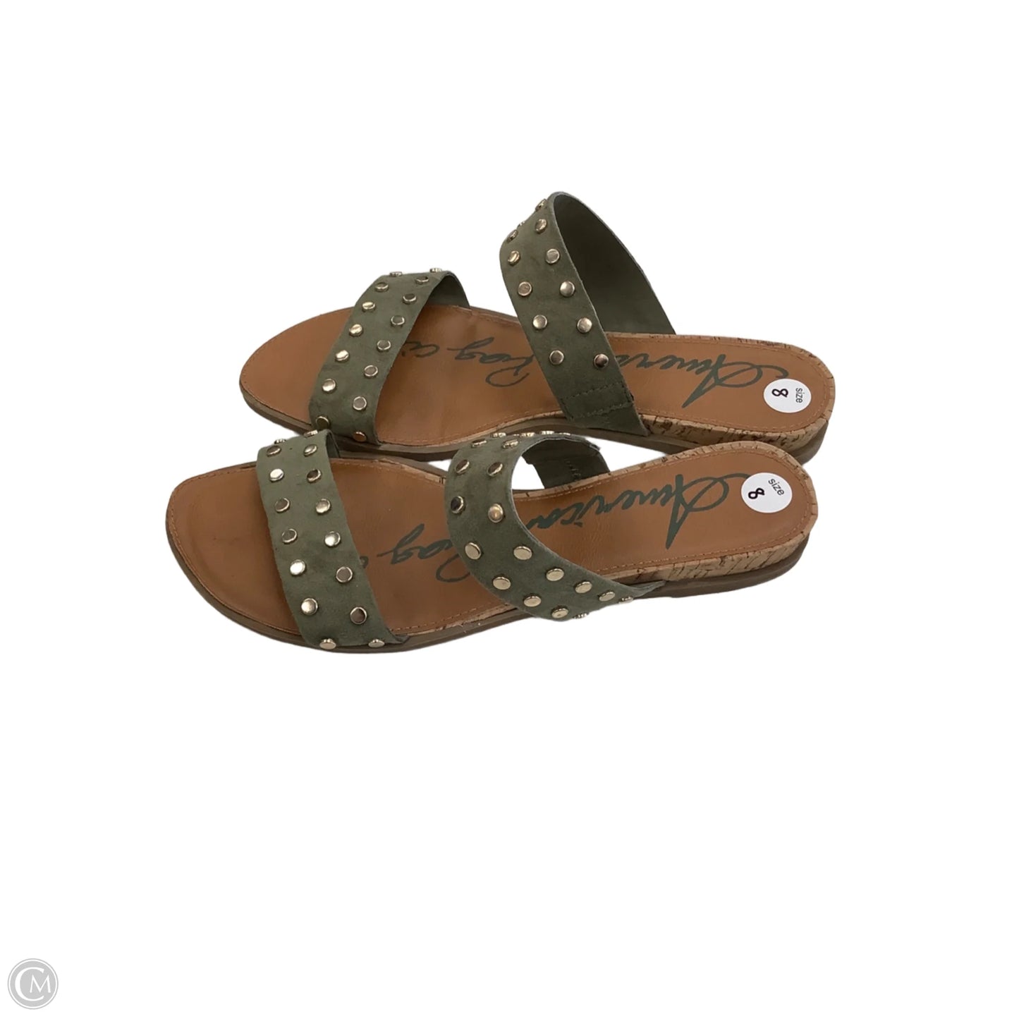Sandals Flats By America Rag In Brown & Green, Size: 8