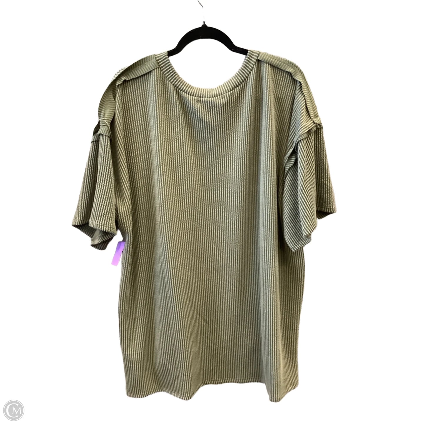 Top Short Sleeve By Clothes Mentor In Green, Size: L