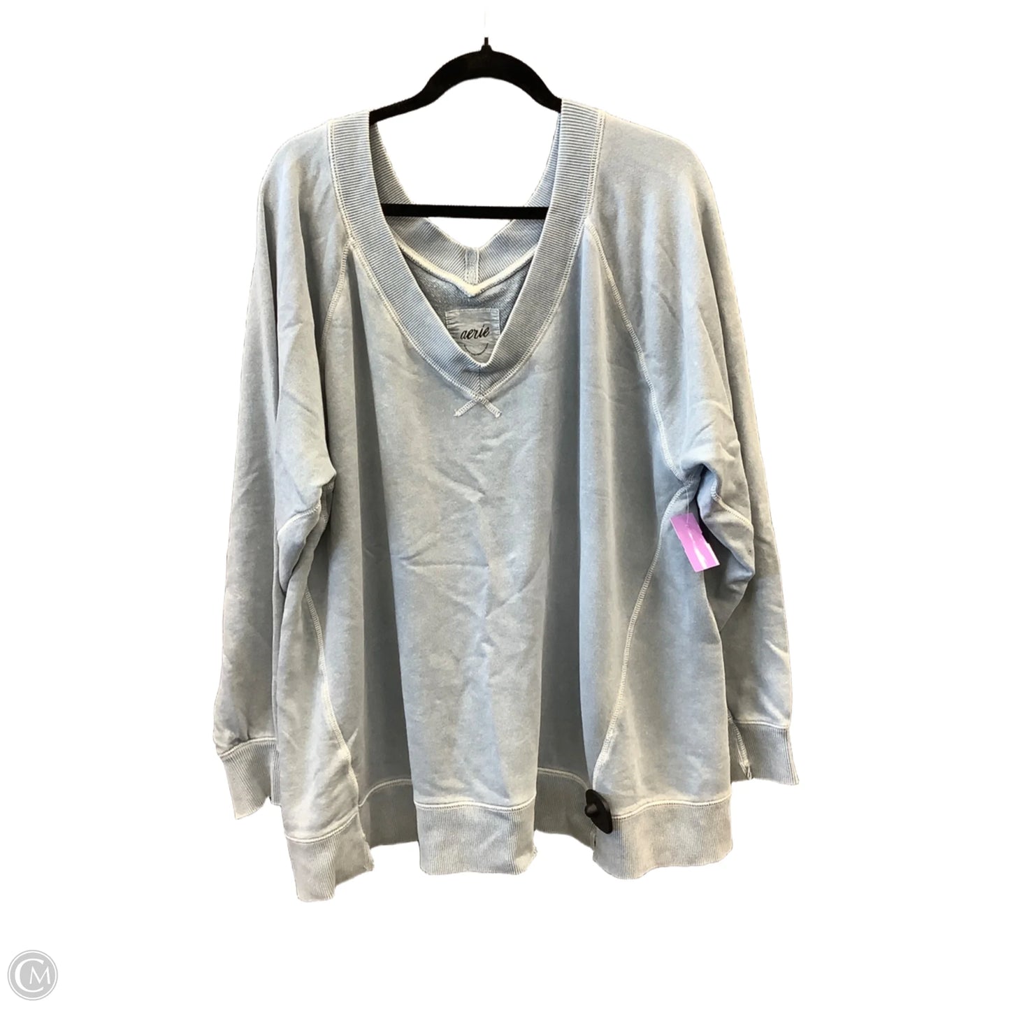 Sweatshirt Crewneck By Aerie In Blue, Size: Xl