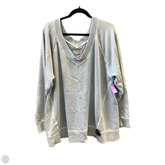 Sweatshirt Crewneck By Aerie In Blue, Size: Xl