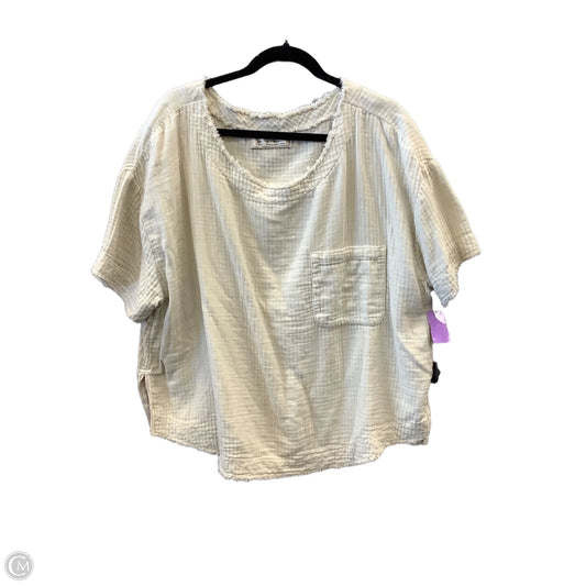 Top Short Sleeve By We The Free In Tan, Size: Xl